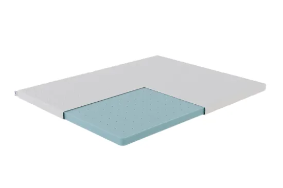 Colchon topper T1 sobre fondo blanco