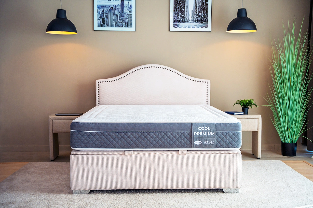 Colchón de muelles ensacados Bon Cool Premium en la cama - 2